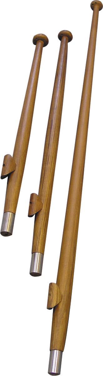 1852 Flagspil i teak bøsning Ø25 mm