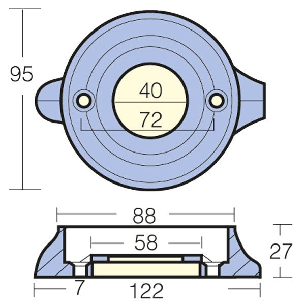 Tecnoseal Zinkring 120 s