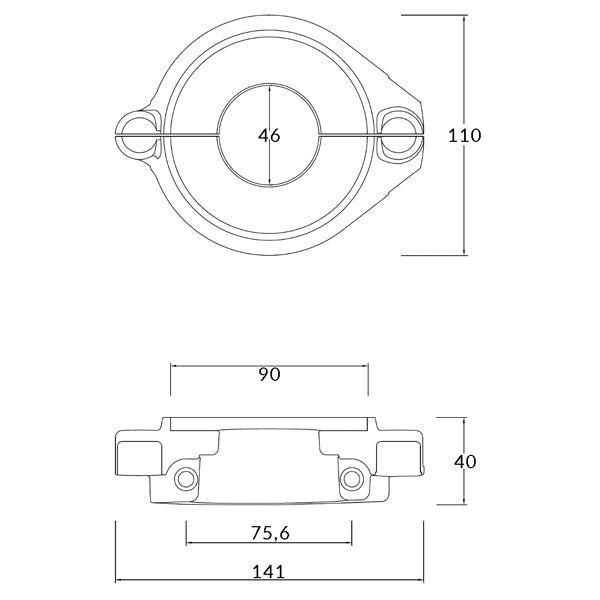 Tecnoseal Zinkring 2-delt for volvo drev