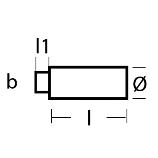Tecnoseal Lombardini motorzink løs anode zink:14x26 til 1141