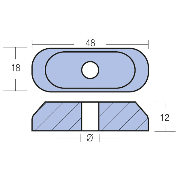 Tecnoseal Zinkanode suzuki/john/evinrude