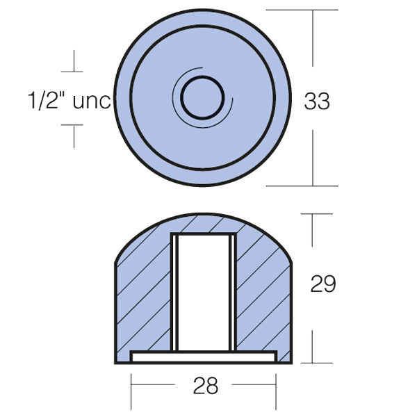 Tecnoseal Zink mercruiser alpha & bravo1