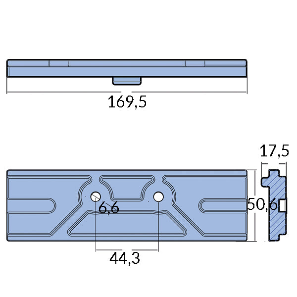 Tecnoseal Alu anode mercury/mariner 150hk-4-takt 8m0057772