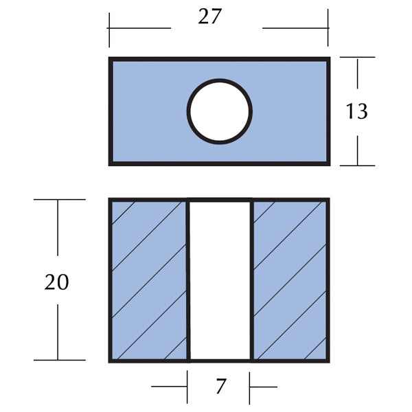 Tecnoseal Zinkanode tohatsu/mercury
