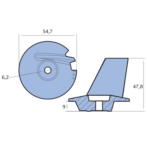 Tecnoseal Zinkanode tohatsu