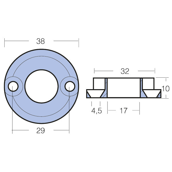 Tecnoseal zinkanode vetus bovpropel kgf 25