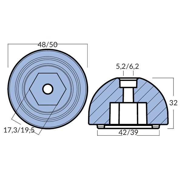 Tecnoseal Zinkanode quick bovpropel btq 140 (tq14000)