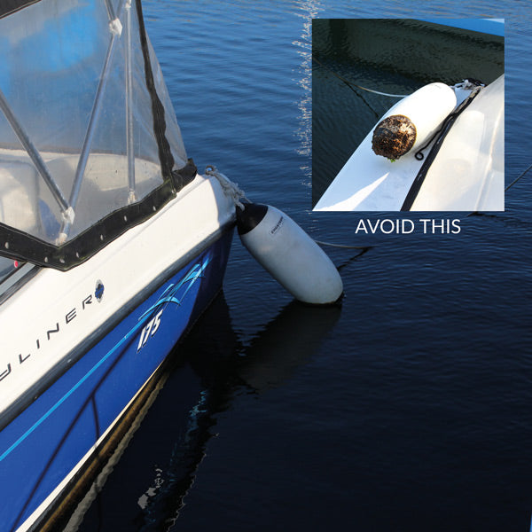 Dan-Fender Single-eye fender med sort top