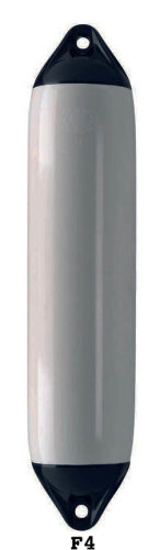 Polyform fender grå/sort