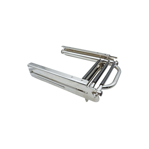 Badestige 3 trin i kassette monteres under bådplatform m/lås