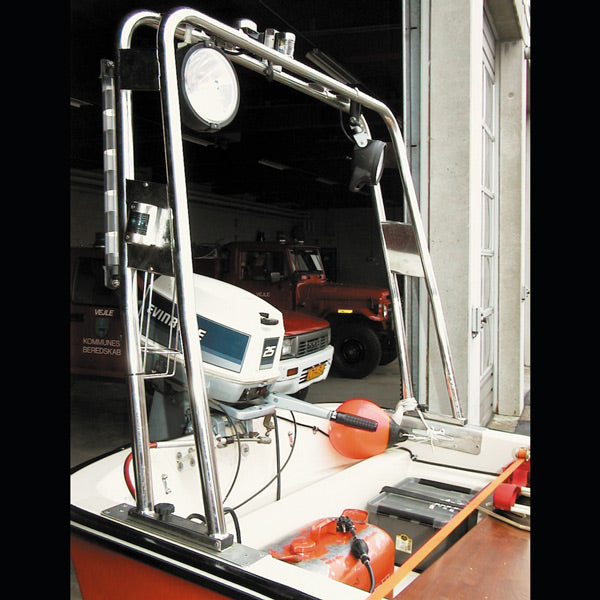 1852 Targabøjle for jolle rør Ø40/32mm B: 1,5-2,25m