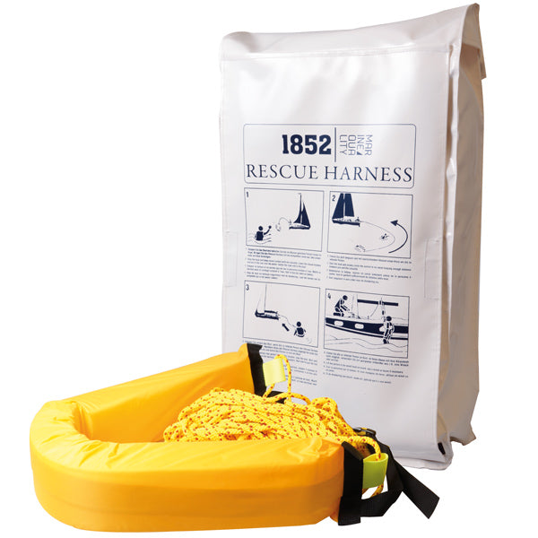 1852 mand over board sæt med 40m line hvid betræk 75N