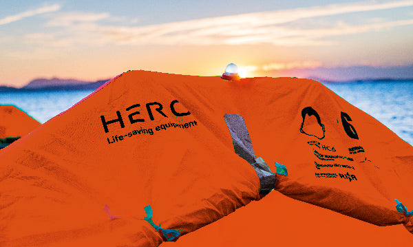 HERO Redningsflåde YACHT cylindrisk 6 personer  SOLAS A