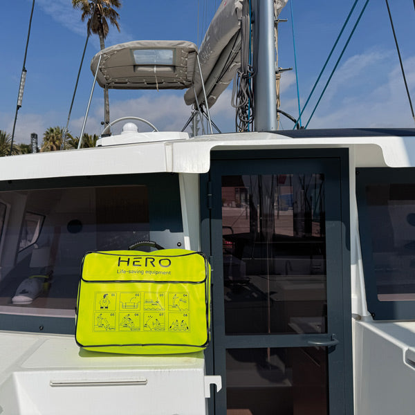 HERO Redningsflåde LETVÆGT 4-6 personer i taske