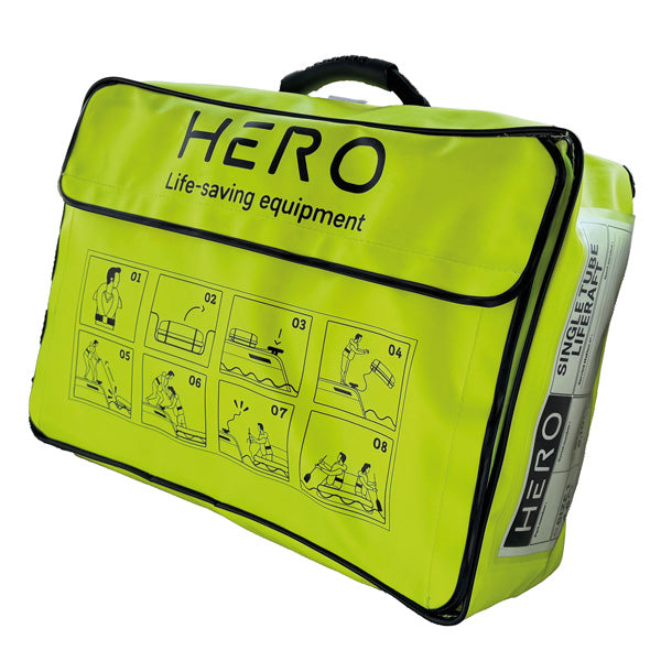 HERO Redningsflåde LETVÆGT 4-6 personer i taske