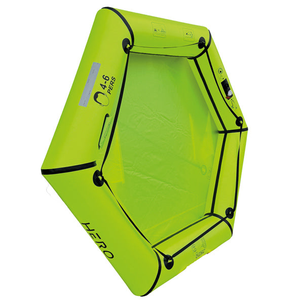 HERO Redningsflåde LETVÆGT 4-6 personer i taske