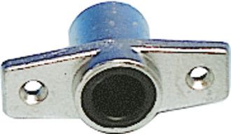 Åregaffel holder 2 1/4" f/nedfælling af alu, Hul Ø 16,8mm