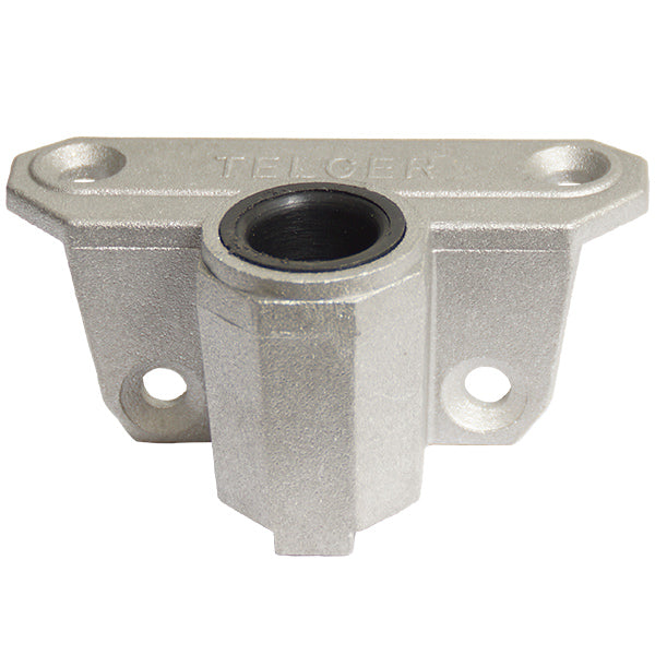 Åregaffel holder 2 1/4" til sidemont. alu, Hul Ø 17,3mm