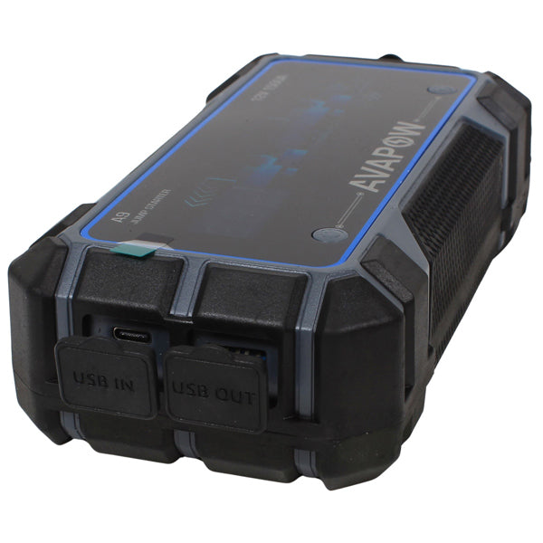 Avapow A9 jump starter 12V, peak 1500Amp