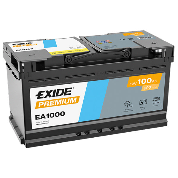 Exide Batteri Premium 100Ah start