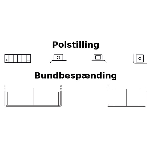 Exide 12V batteri AGM12-12 12AH