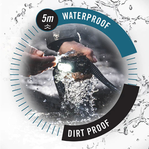 Coast WPH30R vandtæt genopladelig pandelampe 1200 lumen