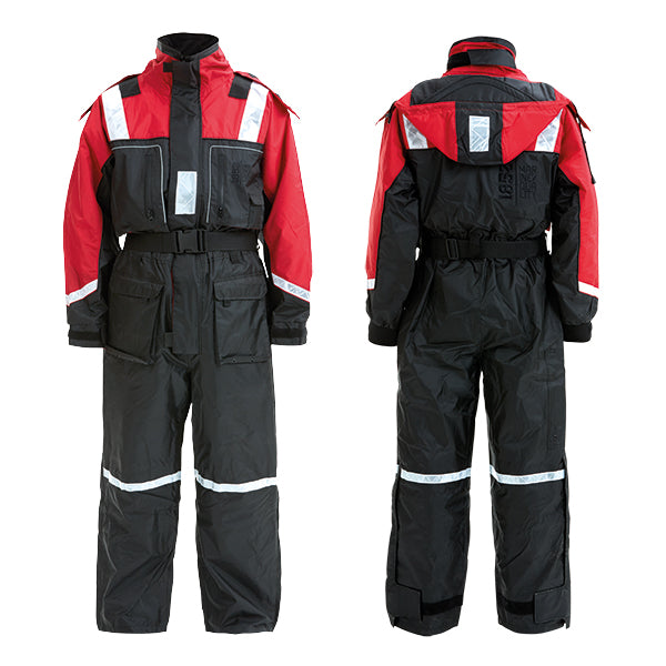 1852 flydedragt rød/sort 50N EN ISO 12402-6 str. 120cm