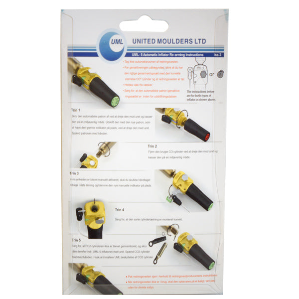 1852 Re-arming pakke 33 gram + klips UML