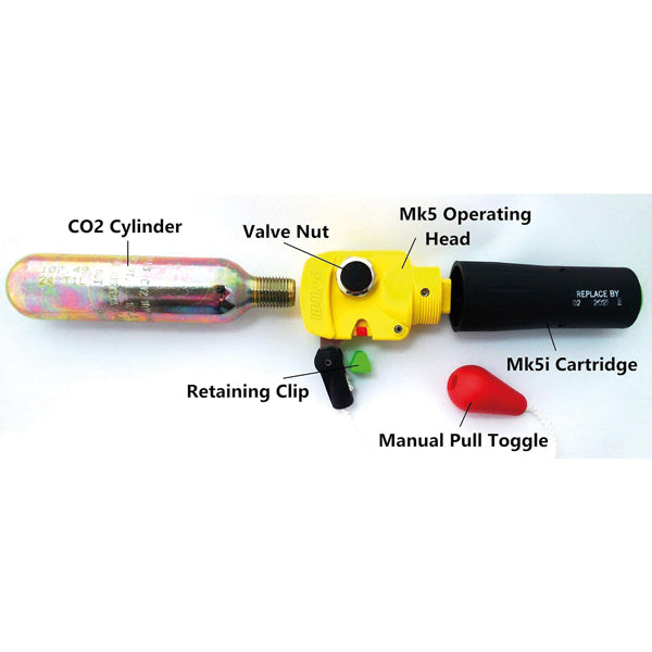 Sikkerhedsclip, grøn til UML MK5