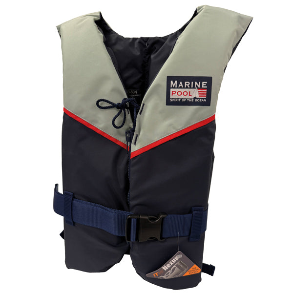 Svømmevest 40-60kg navy/grå