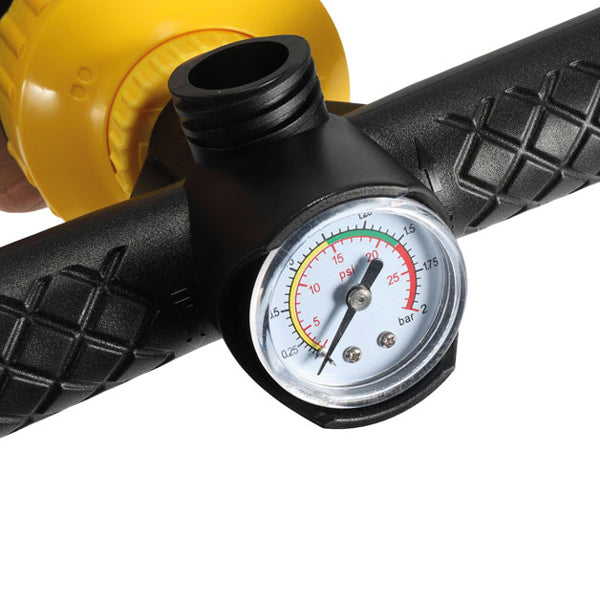 1852 Dual Action SUP pumpe m/manometer