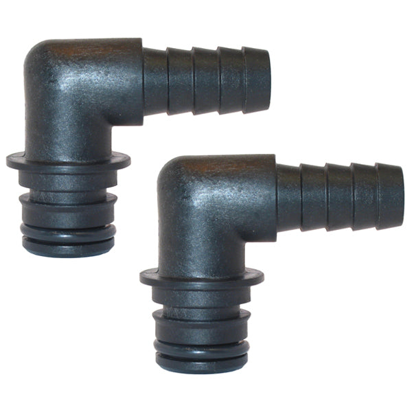 Slangestuds par-max 90° 3/4" 19mm 2 stk