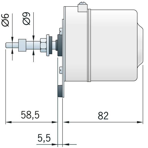 Roca W05 viskermotor 56mm