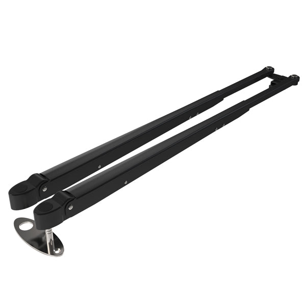 Roca W25/38 parallel viskerarm sort 470- 750 mm