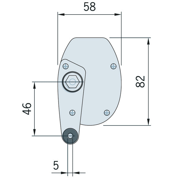 Roca W05 viskermotor 56mm