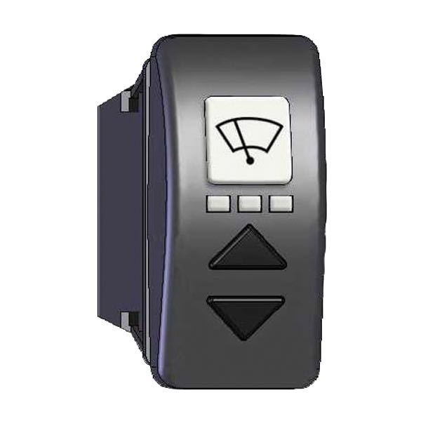 Kontakt med viskerrobot 12/24V - to motor  4amp