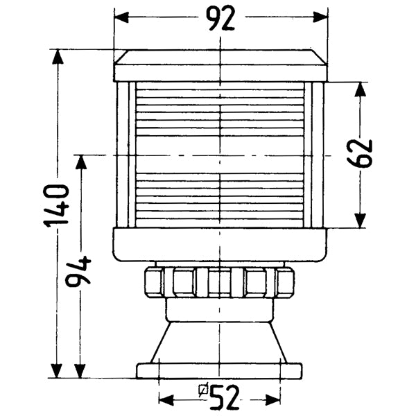 DHR Styr-/bagbord og agterlanterne lanterne på fod