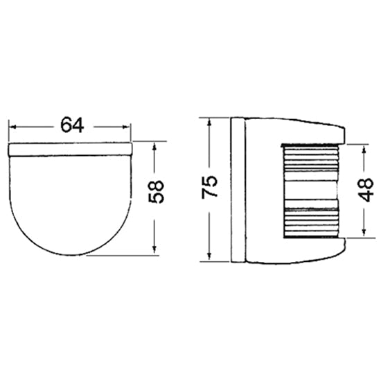 Lanterne syrbord RF 316