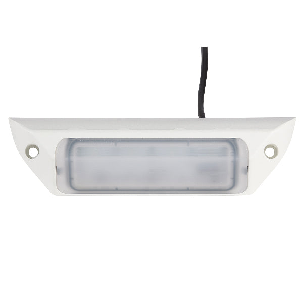 Hella dækslys hvid LED 1200 lumen vinklet 45 gr. 12/24v