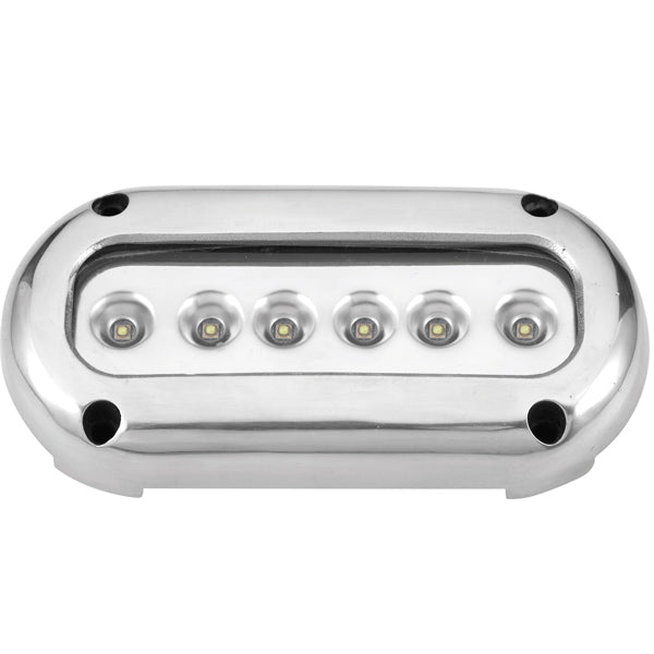Undervandslys påbygning 14.2W 10-30V 6 LED hvid