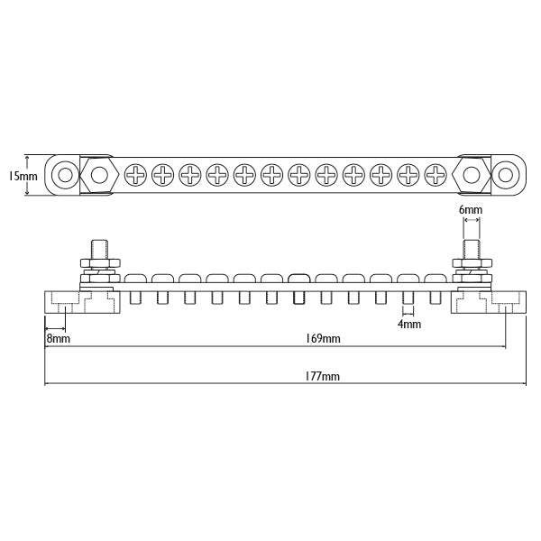 BEP el-samleblok med cover sort
