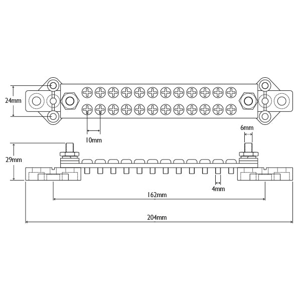 BEP el-samleblok med cover sort