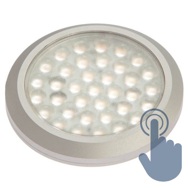 Nauticled loftslampe ø64/71mm 10-30vdc 2,4/20w touch, dim