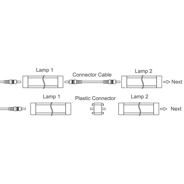Nauticled bl01 armatur 300mm ip44 10-30vdc 3/25w touch dim