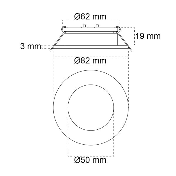 Casolux Maria mellem  3000K 10-32v