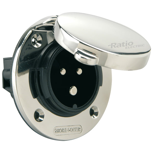 Ratio Landstrømstik med låg RF 16 amp