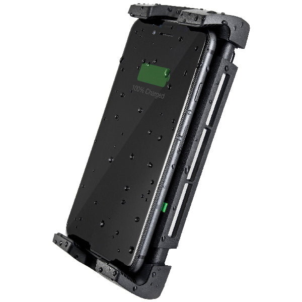 ROKK Active - trådløs 10W lader, vandtæt 12/24V - telefon ho