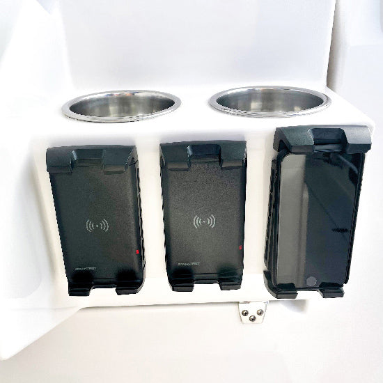 ROKK Active - trådløs 10W lader, vandtæt 12/24V - telefon ho