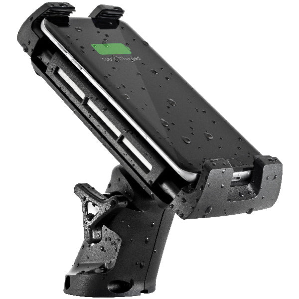 ROKK Edge - trådløs 10W lader, vandtæt 12/24V - telefon hold