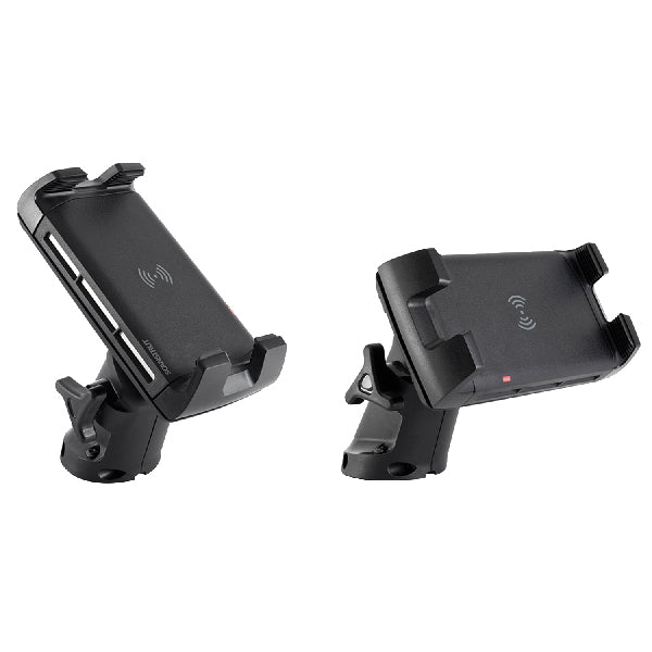 ROKK Edge - trådløs 10W lader, vandtæt 12/24V - telefon hold